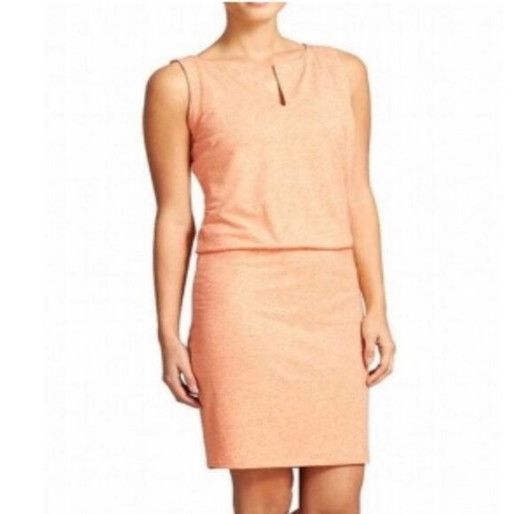 Athleta NWOT Vida Athleisure Dress Peach Sleeveless Midi xs - Picture 4 of 7